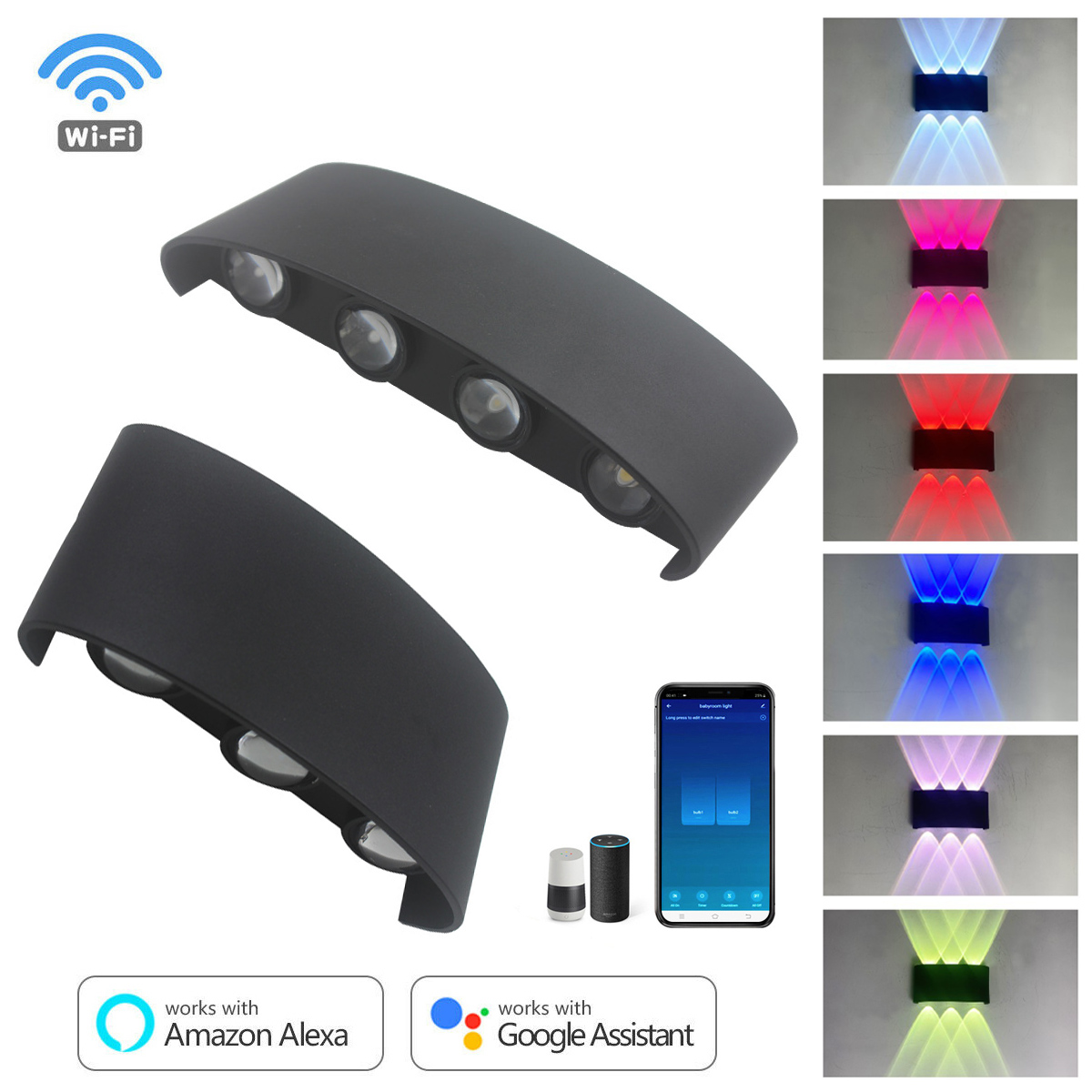 Smart Garden Rooms - 6W 8W RGBW Up Down LED