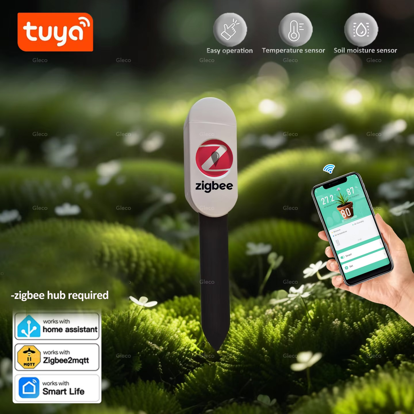 Smart Urban Garden - Tuya Smart Life Zigbee Soil Moisture