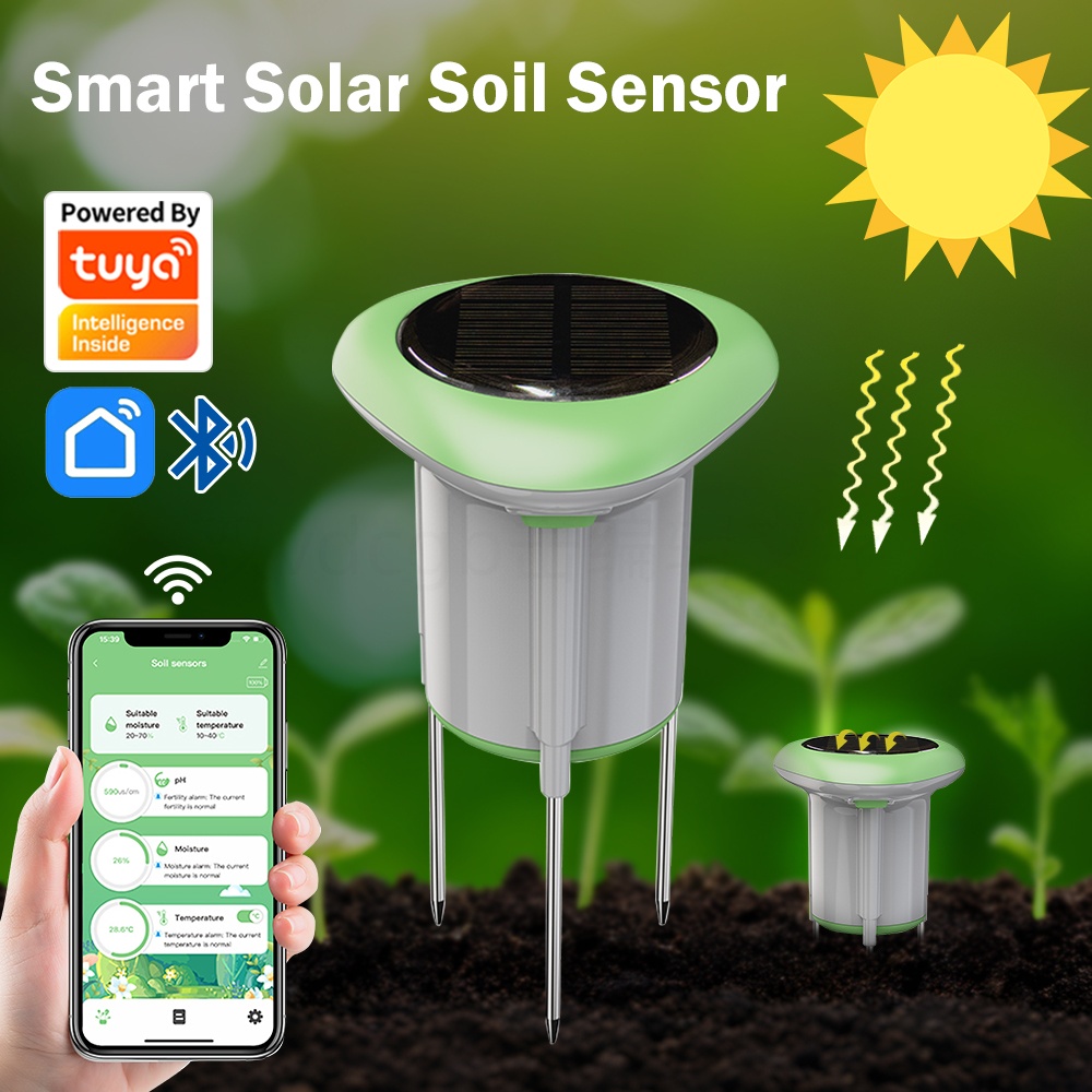 Smart Urban Garden - Tuya WIFI Smart Solar Soil Sensor