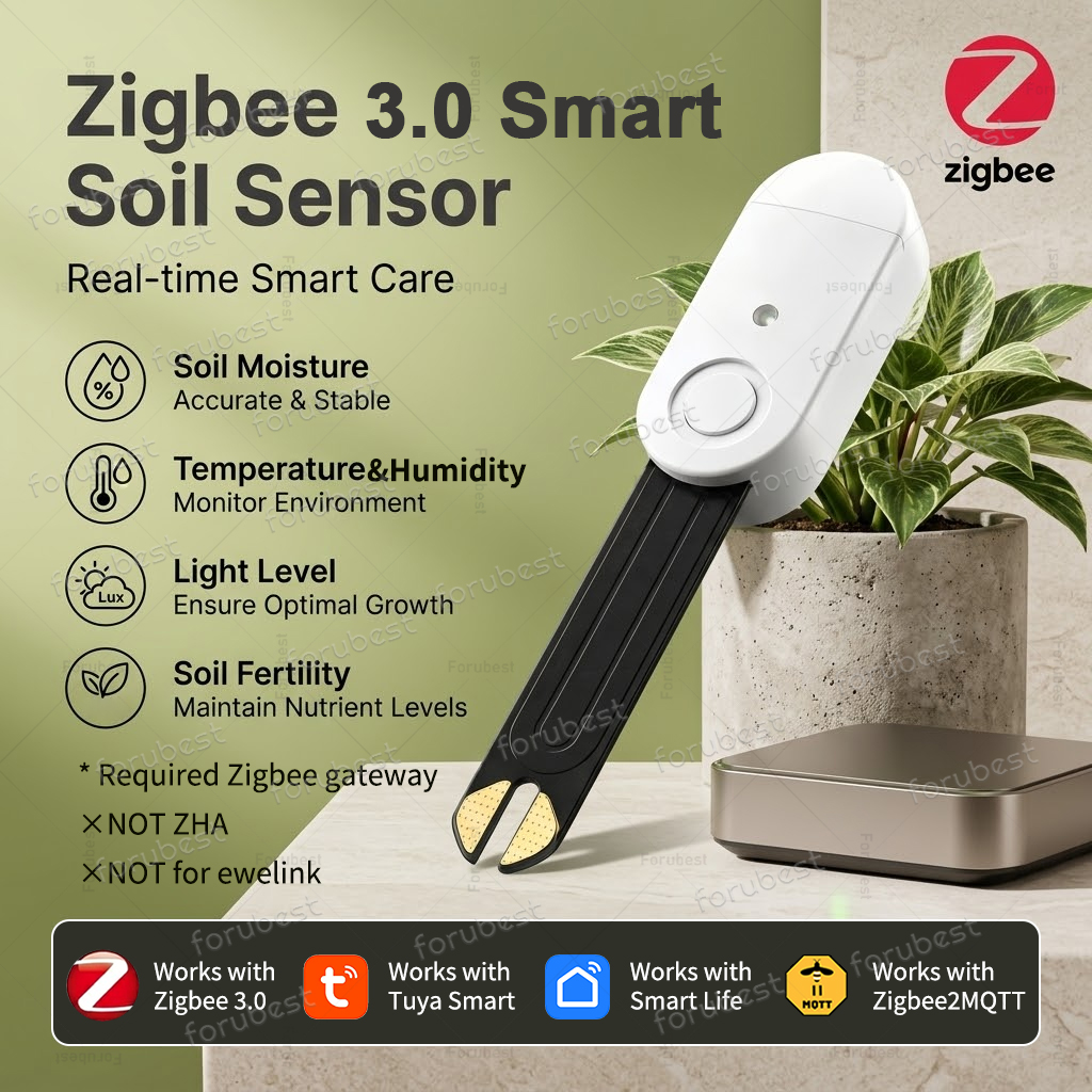 Smart Urban Garden - Smart ZigBee Soil Moisture Sensor Temp
