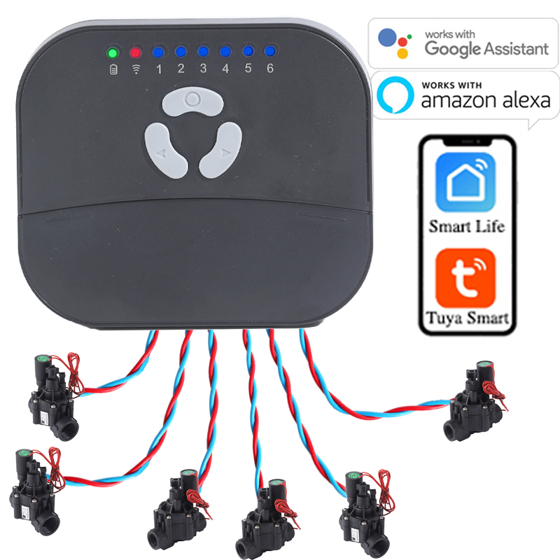 Smart Garden Iot - 6 Zone WIFI Connect Tuya Smart