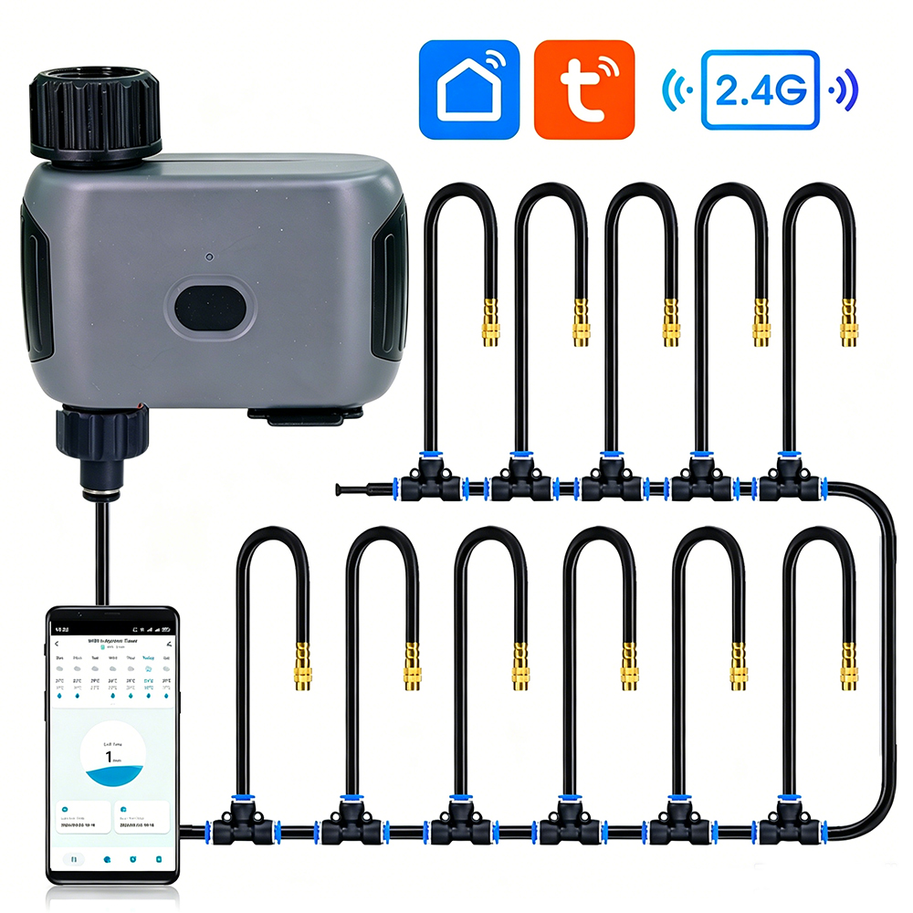 Smart Garden Iot - Tuya Smart Wifi Irrigation Timer Sprayer