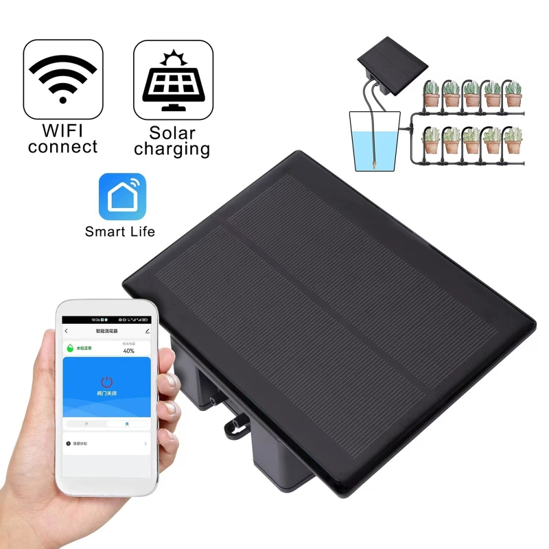 Smart Garden Watering System - WIFI Solar Automatic Watering Machine Kit