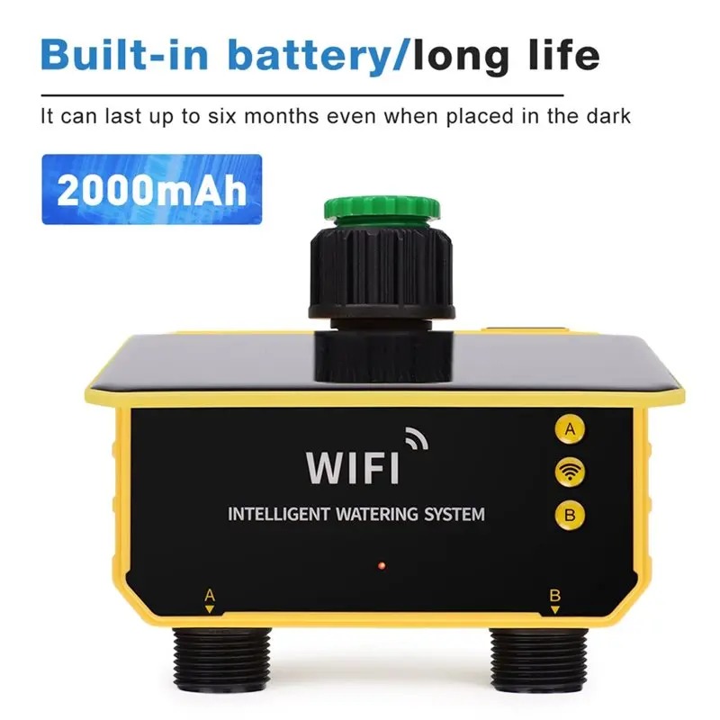 1/2 Outlets WIFI Solar Irrigat - Smart Garden Tap 评论和价格