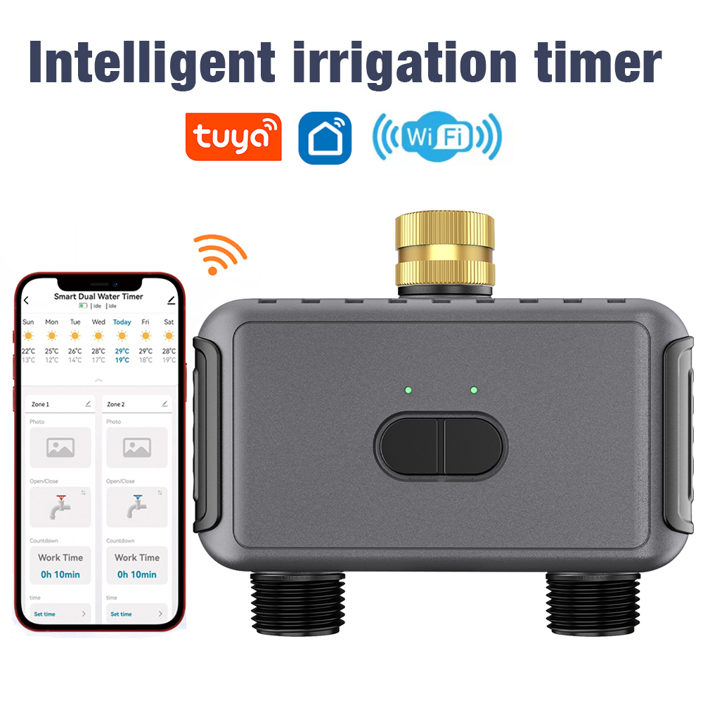 Tuya WiFi Water Timer Smart 2  - Smart Garden Iot 评论和价格