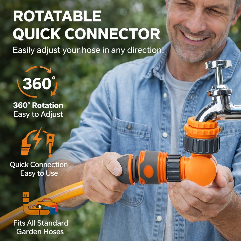 1/2Pcs garden hose connector f - Smart Garden Tap 评论和价格
