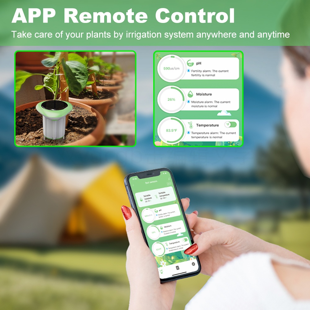 Tuya WIFI Smart Solar Soil Sen - Smart Urban Garden 评论和价格
