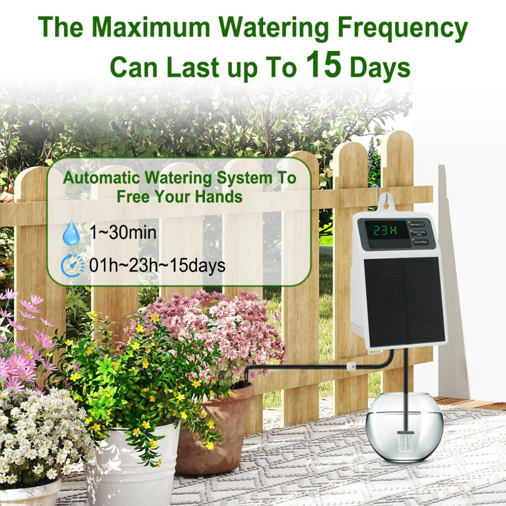 Upgraded Solar Drip Irrigation - Smart Urban Garden 评论和价格