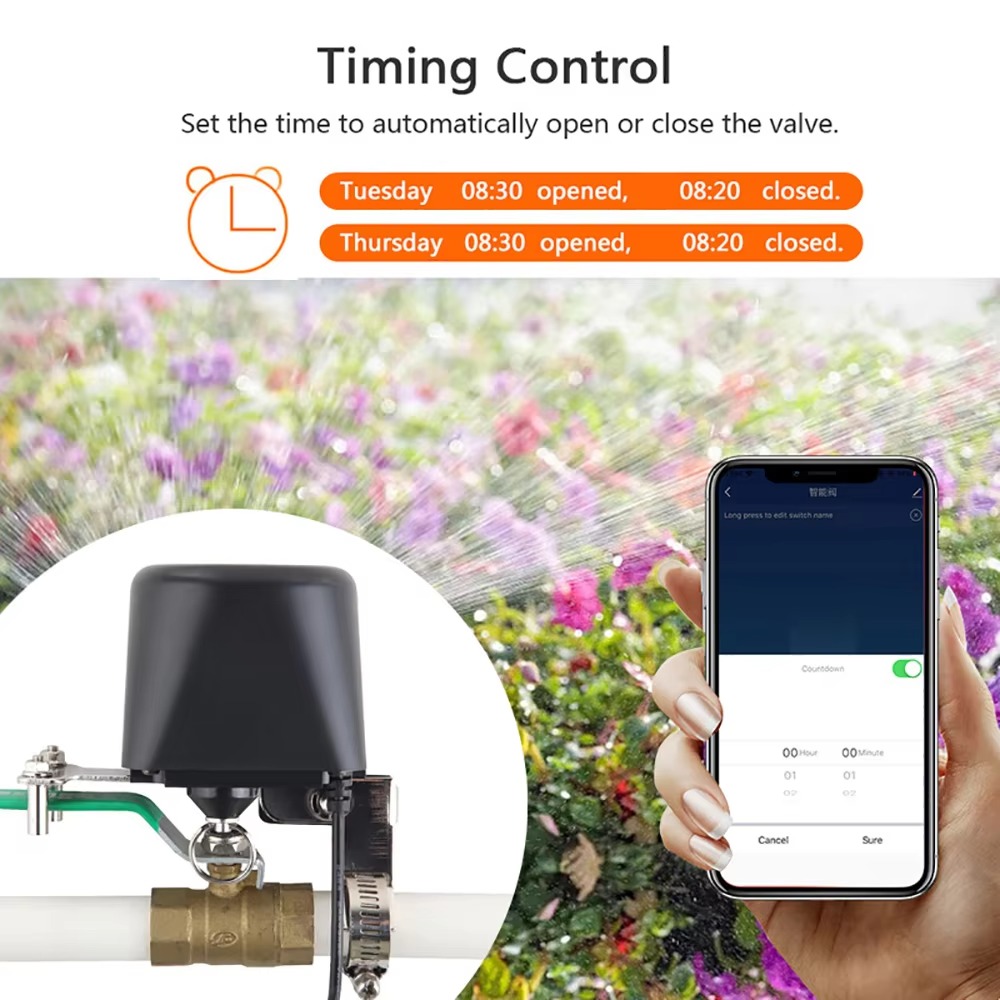 Tuya Zigbee or Wifi Water Valv - Smart Garden Tap 评论和价格