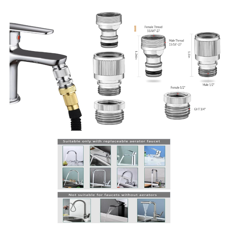 Sink Faucet Quick Connector, F - Smart Garden Tap 评论和价格