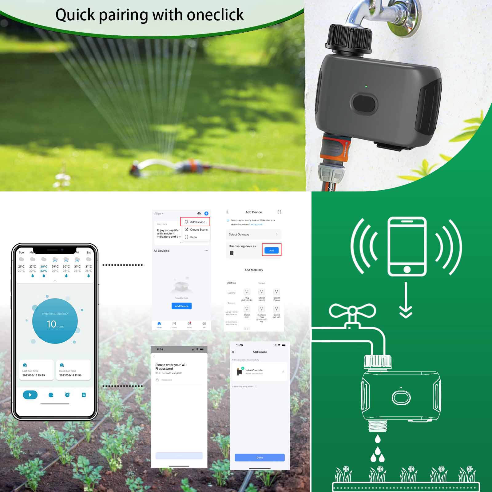 INSOMA automatic plant irrigat - Smart Garden Tools 评论和价格