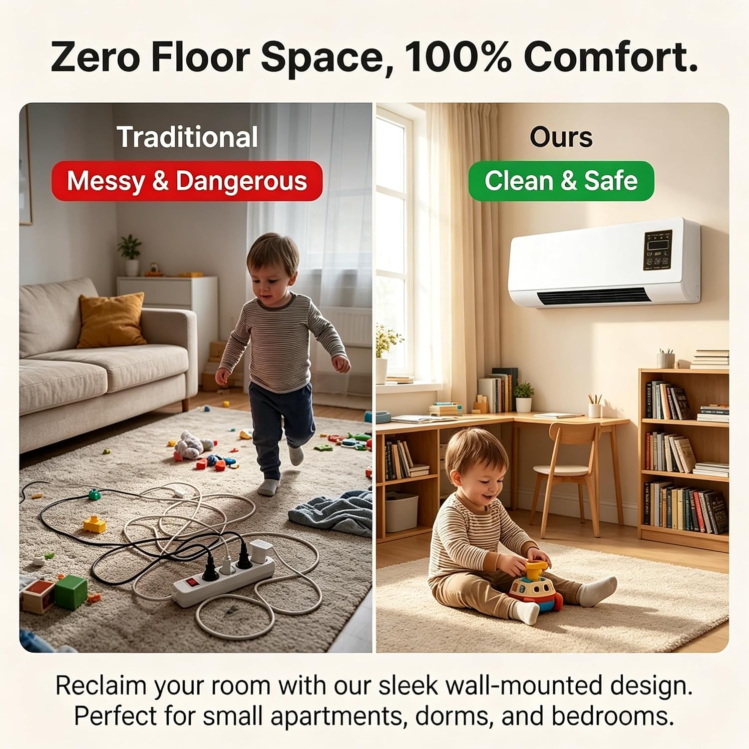 Wall Mount Ductless Air Condit - Smart Garden Rooms 评论和价格