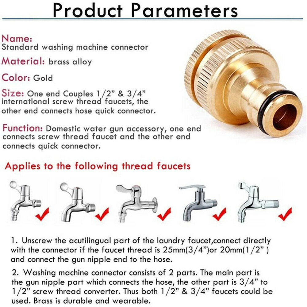 Brass Faucet Tap Connector Mix - Smart Garden Tap 评论和价格