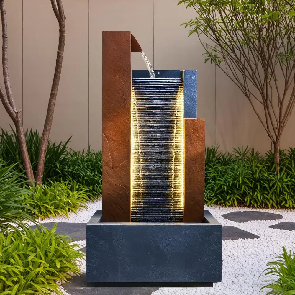 Smart Big-Sized Outdoor Waterf - Smart Garden Water Features 评论和价格
