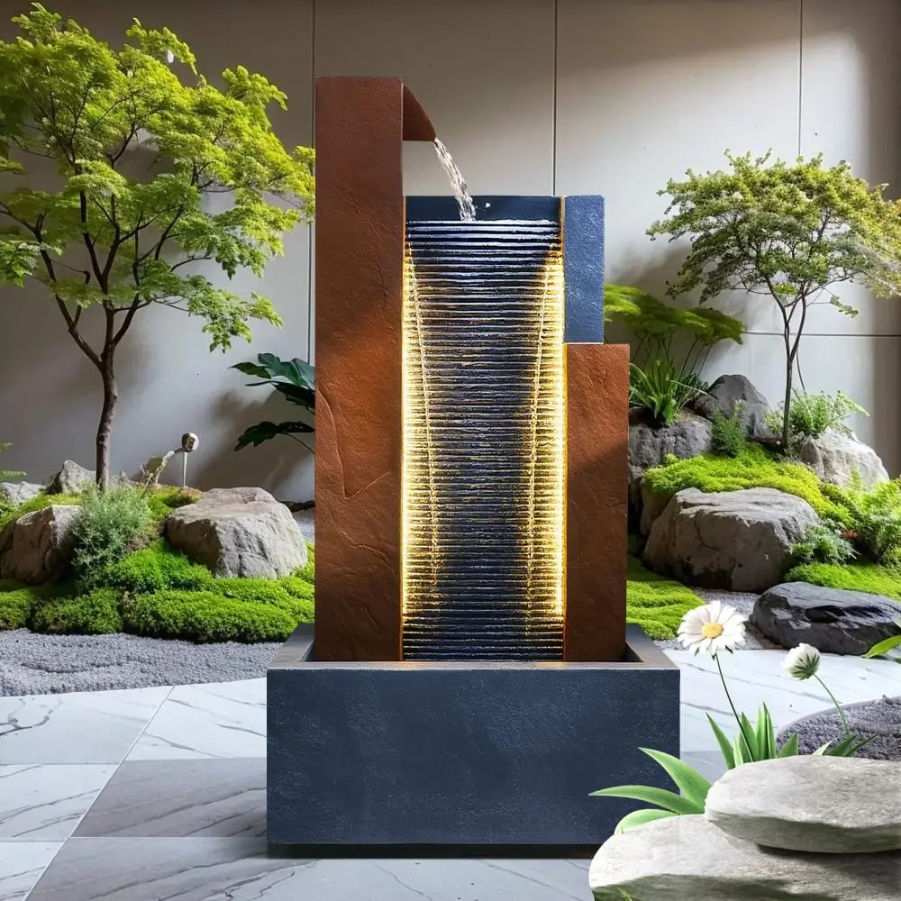 Smart Big-Sized Outdoor Waterf - Smart Garden Water Features 评论和价格