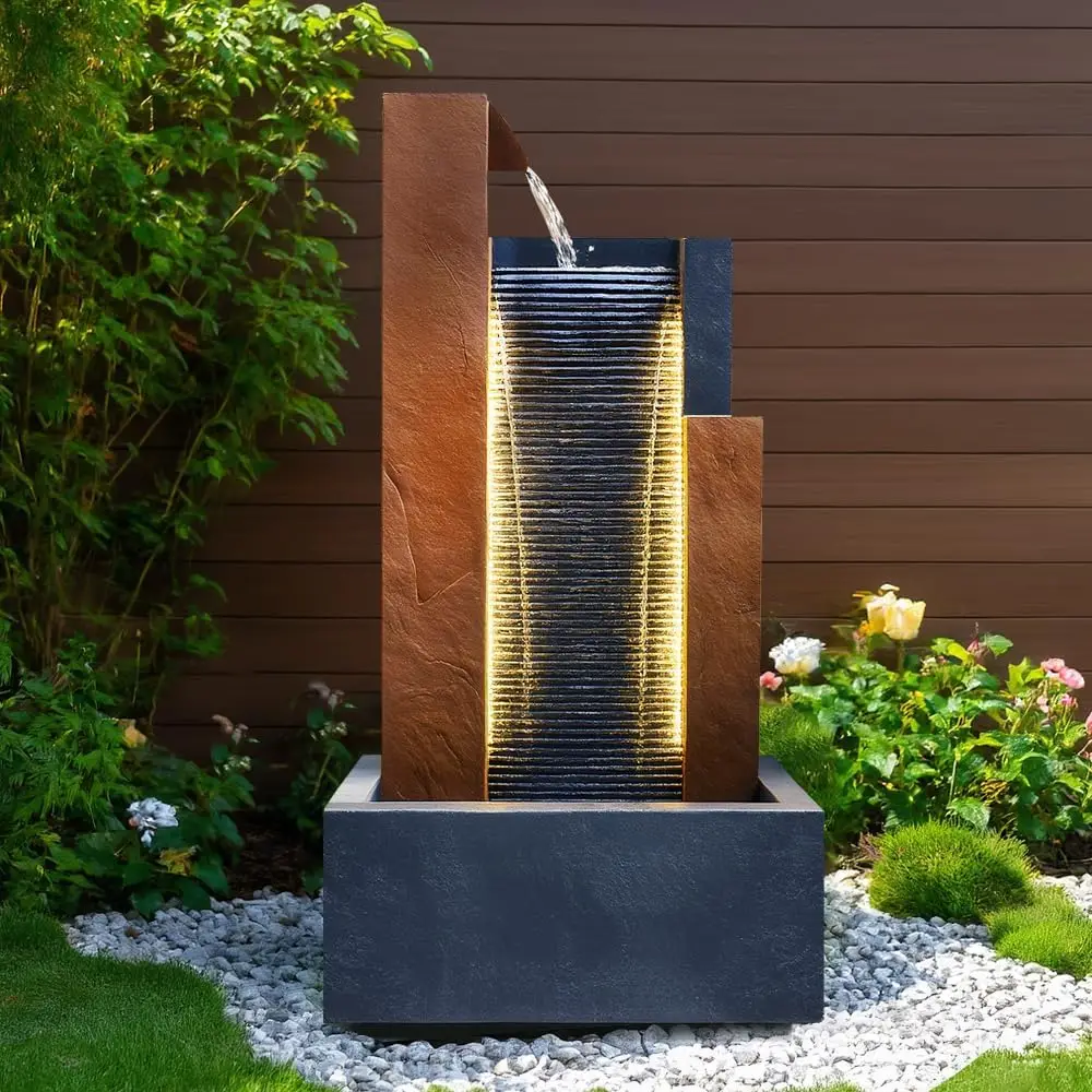 Smart Big-Sized Outdoor Waterf - Smart Garden Water Features 评论和价格