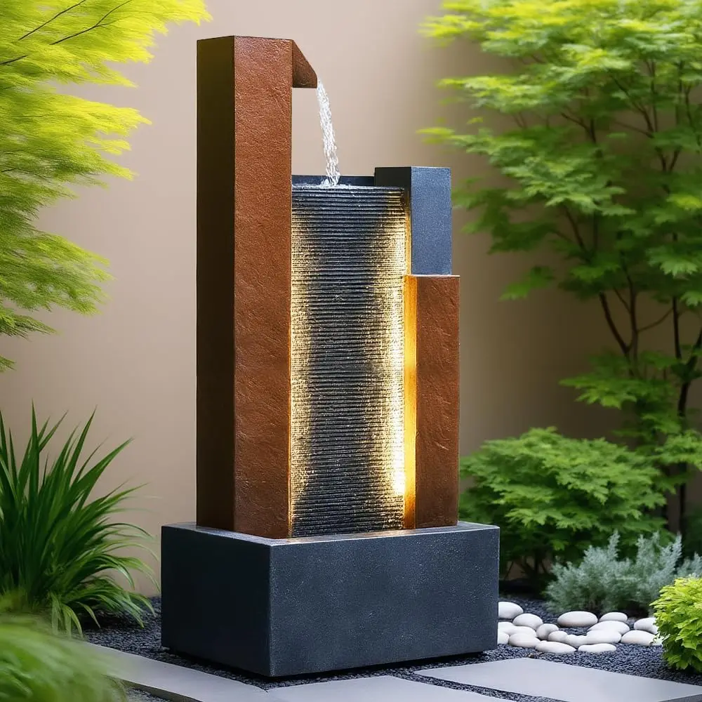 Smart Big-Sized Outdoor Waterf - Smart Garden Water Features 评论和价格