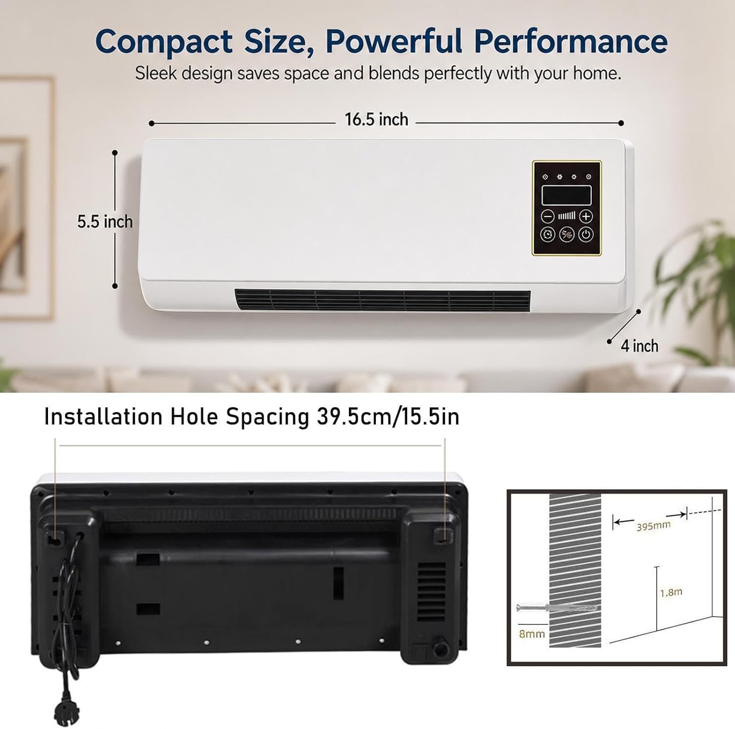 Wall Mounted Air Conditioner 2 - Smart Garden Rooms 评论和价格