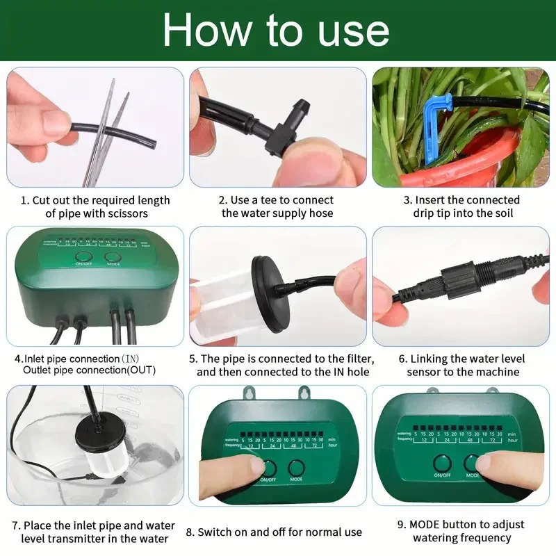 Solar Intelligent Irrigation K - Smart Garden Watering System 评论和价格