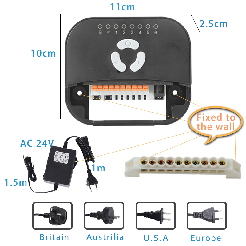 6 Zone WIFI Connect Tuya Smart - Smart Garden Iot 评论和价格