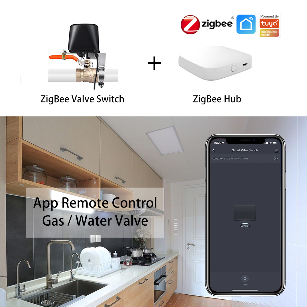 ZigBee Water/Gas Valve Remote  - Smart Garden Watering System 评论和价格