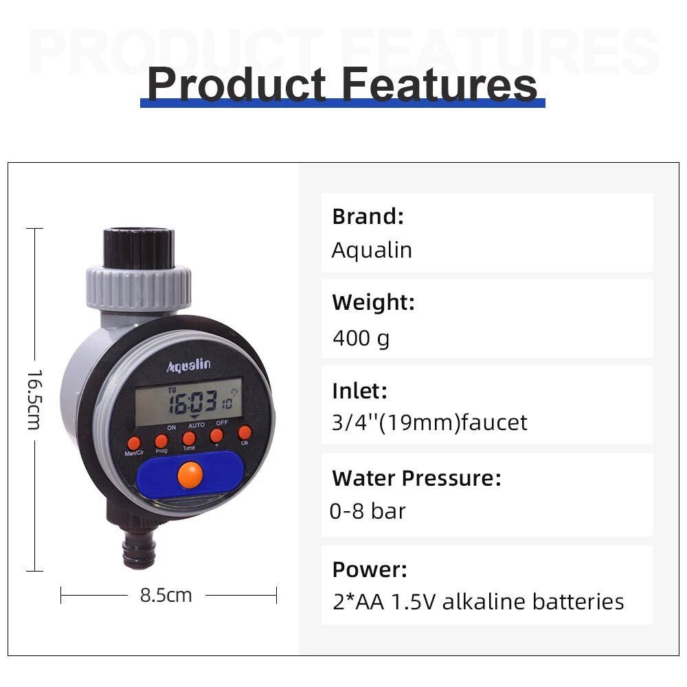 Automatic LCD Display Watering - Smart Garden Tools 评论和价格