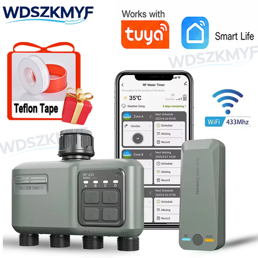WiFi RF433 Smart Garden Sprink - Smart Garden Tools 评论和价格
