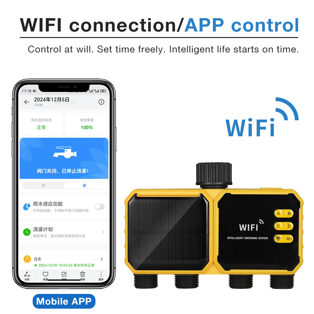 WiFi Solar Irrigation Timer 1/ - Smart Garden Iot 评论和价格