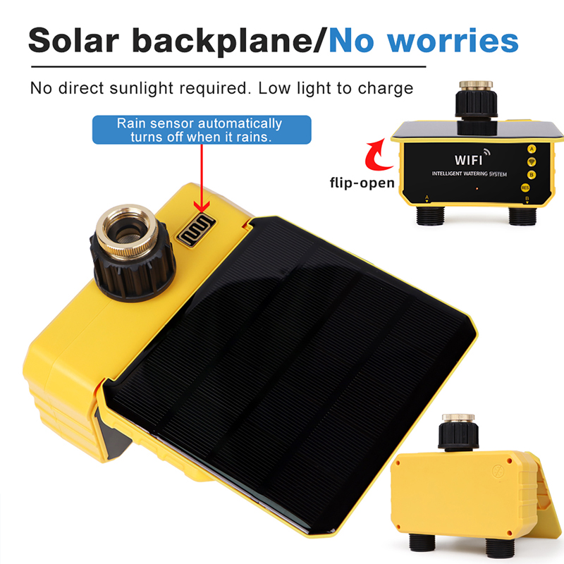 WiFi 1/2 Outlets Solar Irrigat - Smart Garden Tools 评论和价格