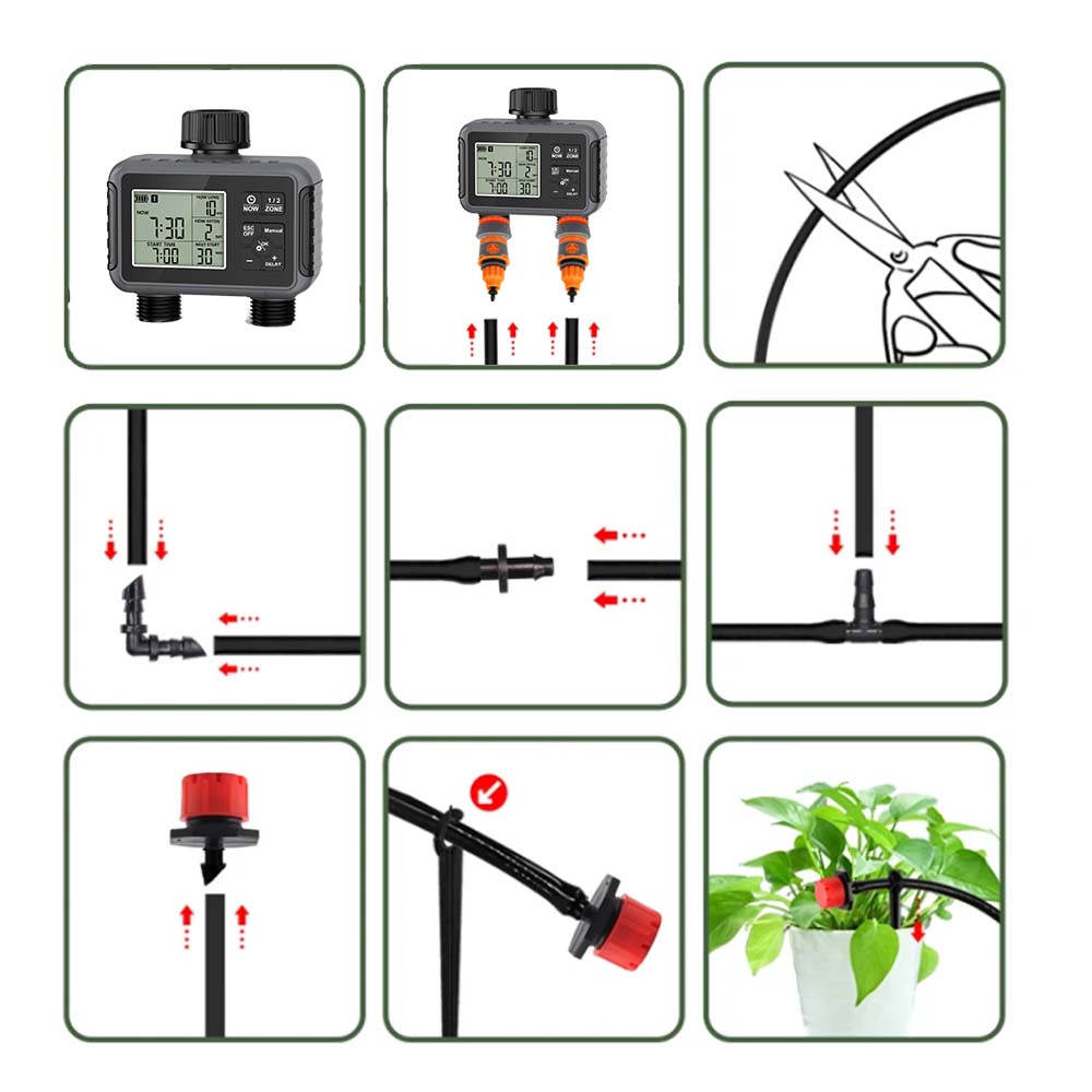 Dual Zone Independent Display  - Smart Garden Tools 评论和价格
