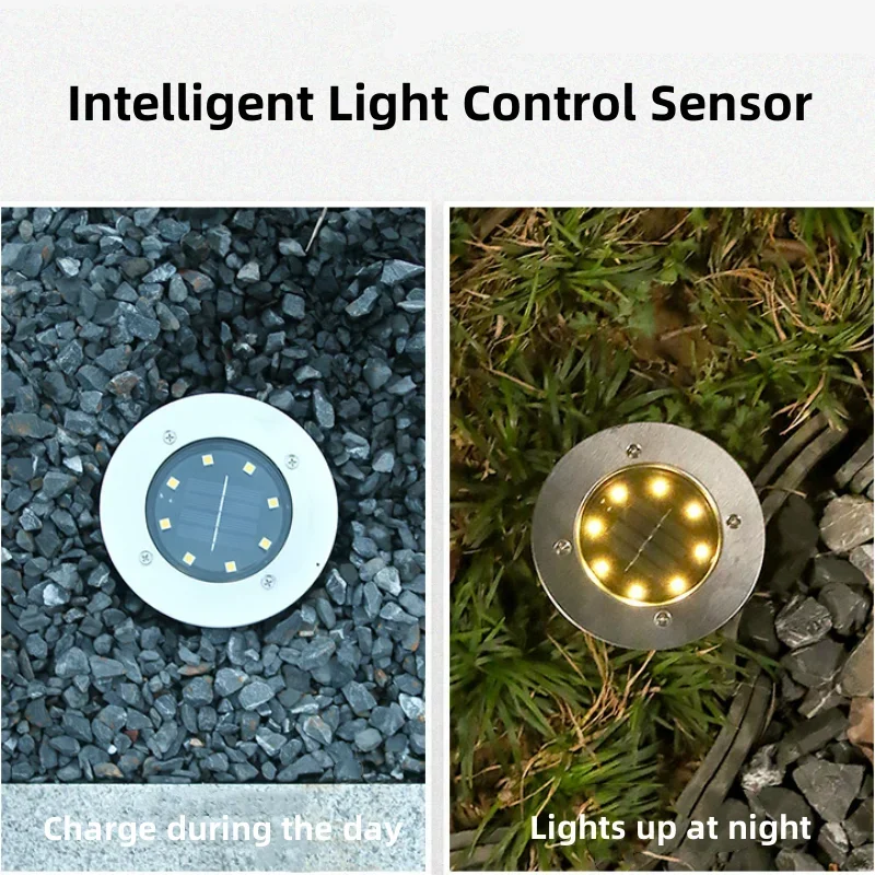 4Pcs LED Solar Garden Lights O - Smart Garden Tools 评论和价格