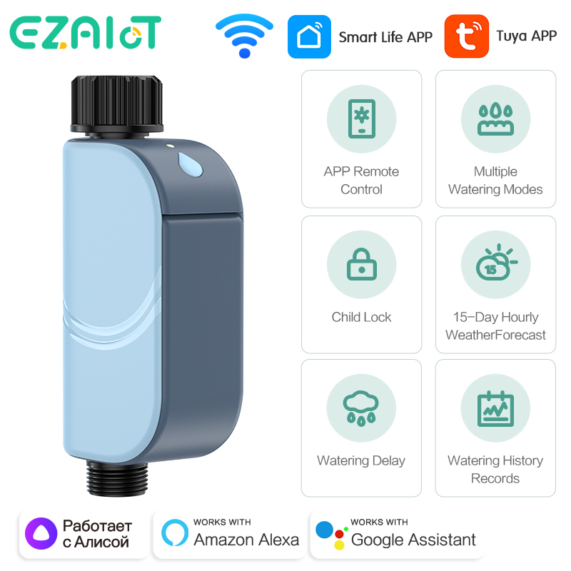 Smart Tuya WIFI Garden Waterin - Smart Garden Iot 评论和价格