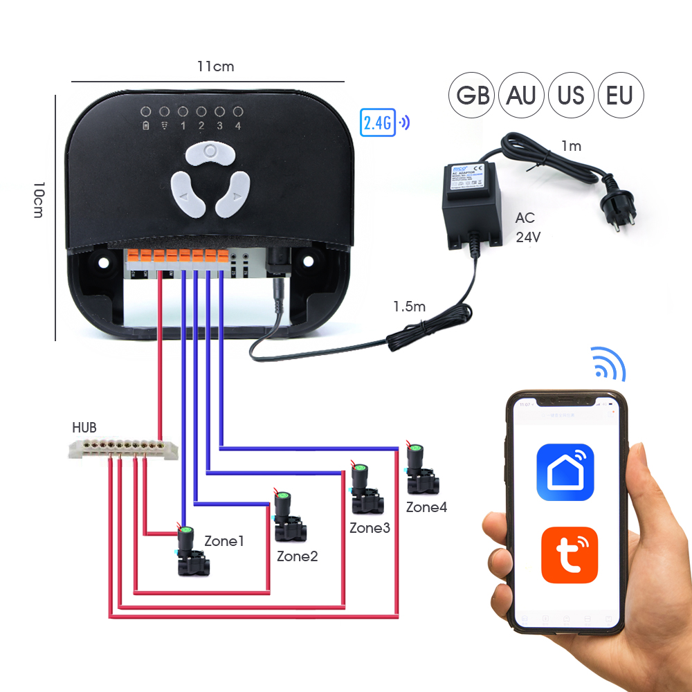 Garden Hose Solenoid Valve Con - Smart Garden Tools 评论和价格