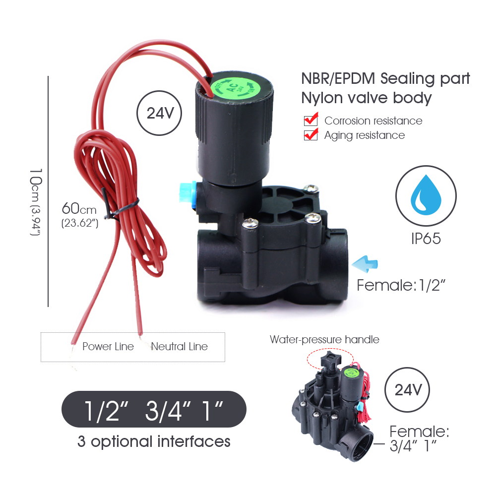 Garden Hose Solenoid Valve Con - Smart Garden Tools 评论和价格